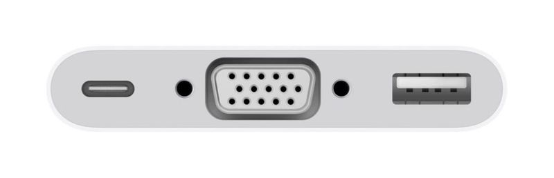 Adaptador multipuerto USB-C VGA de Apple con USB 3.0 y puerto de carga