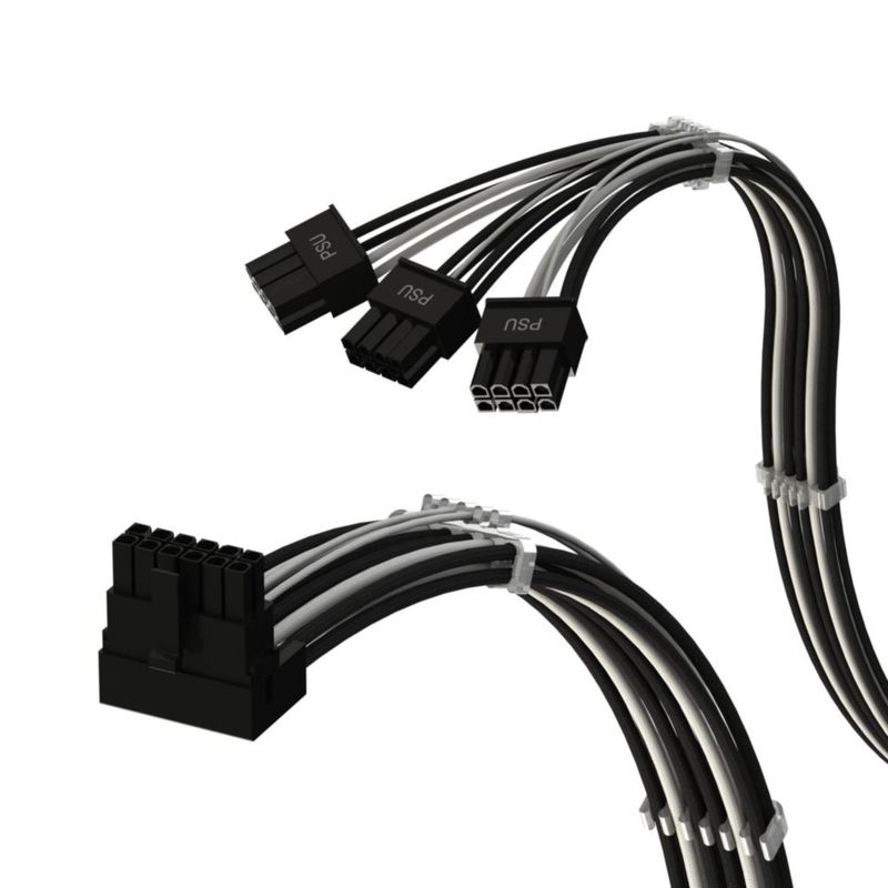 Cable de alimentación LINKUP AVA 600 W PCIE 5.0 16 pines (12+4) 70 cm negro