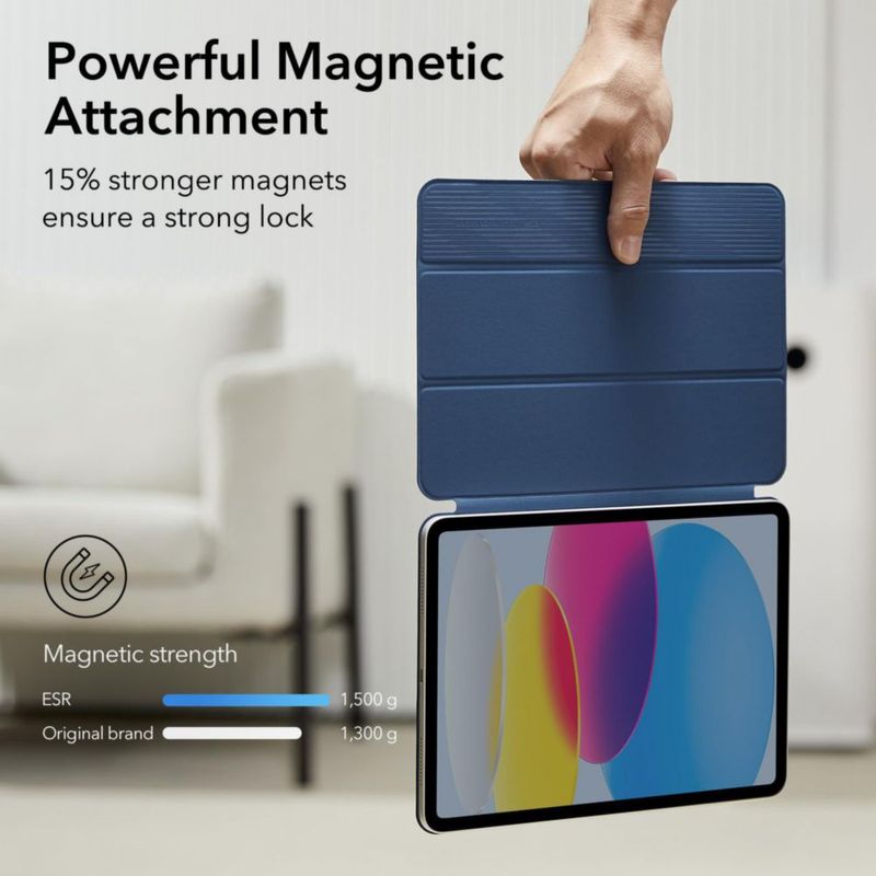 Funda ESR Rebound Series para iPad de 11.ª y 10.ª generación 10.9 color azul