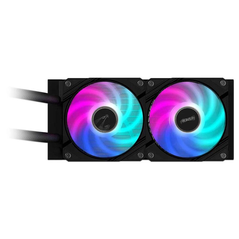 Enfriamiento Líquido Gigabyte AORUS Waterforce II 240, 2 Ventiladores 120mm ARGB, TDP 300W, Compatible LGA Intel 115x, 1200, 1700, 1851 y AMD AM5 AM4