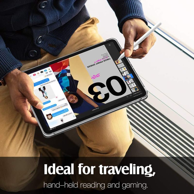 Funda para iPad Air de 11 pulgadas TimoVo cubierta trasera dura gris espacial