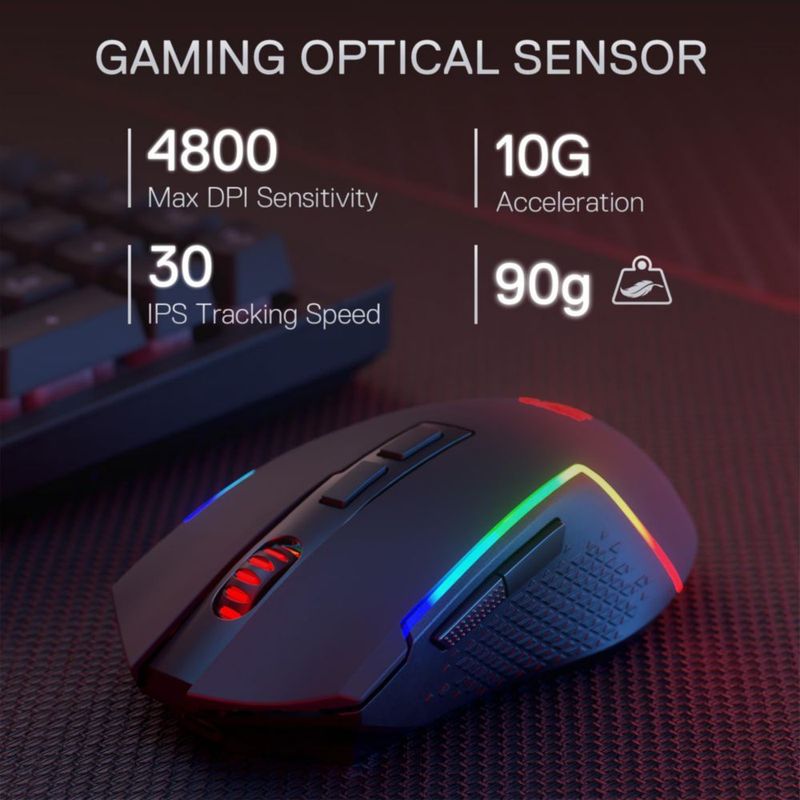 Combo inalámbrico de teclado y ratón para juegos Redragon S142