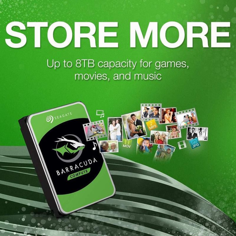 Disco duro interno Seagate BarraCuda 2TB HDD 3.5" SATA 6Gb/s