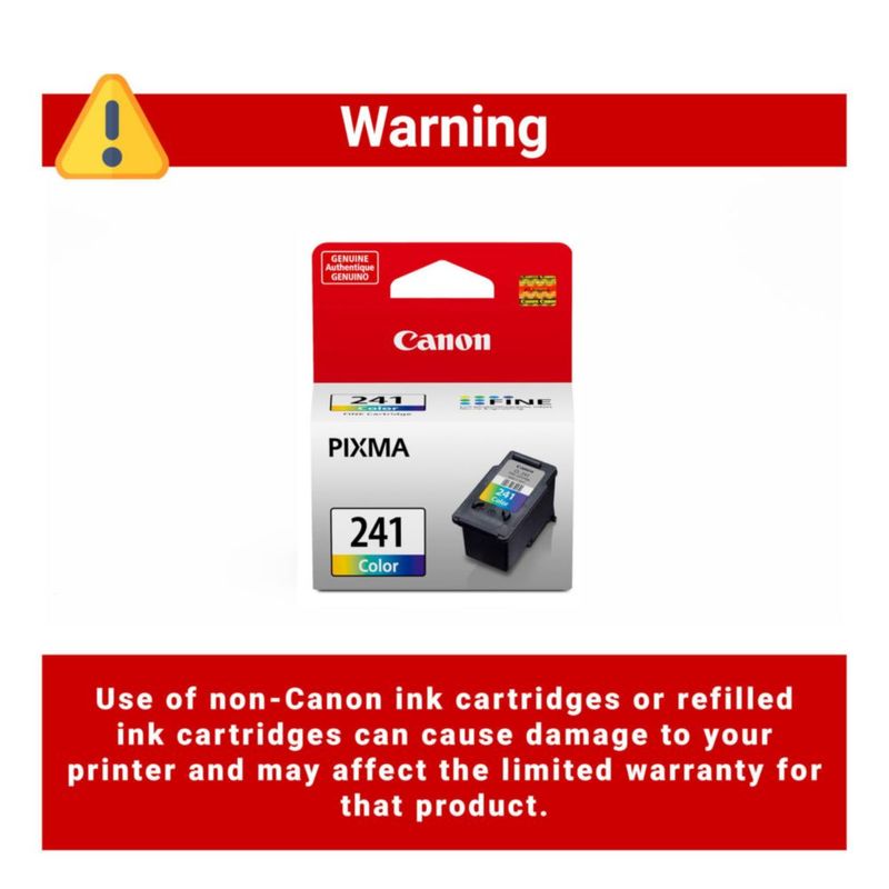 Cartucho de tinta Canon CL-241 Genuine Color para la serie MG/MX/TS