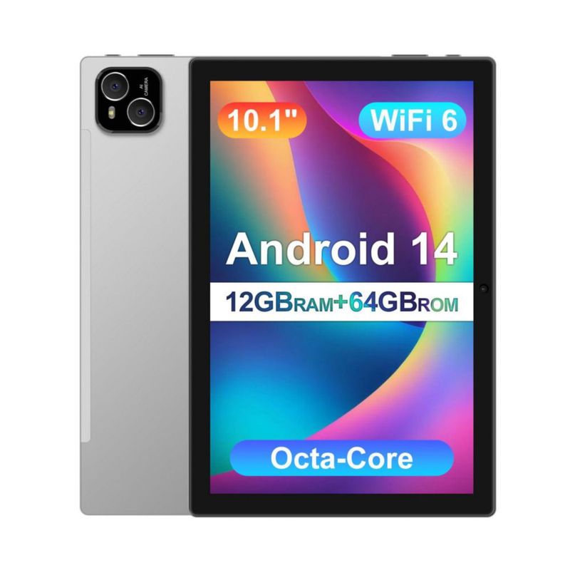 Tablet ATMPC 10 pulgadas Android 14 Octa-Core 12 GB RAM 128 GB ROM