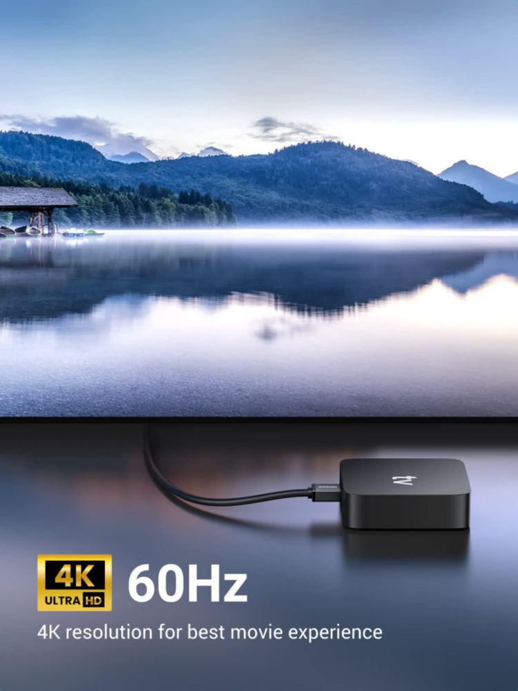 Cable HDMI UGREEN 4K con ángulo recto de 90 grados 2 m