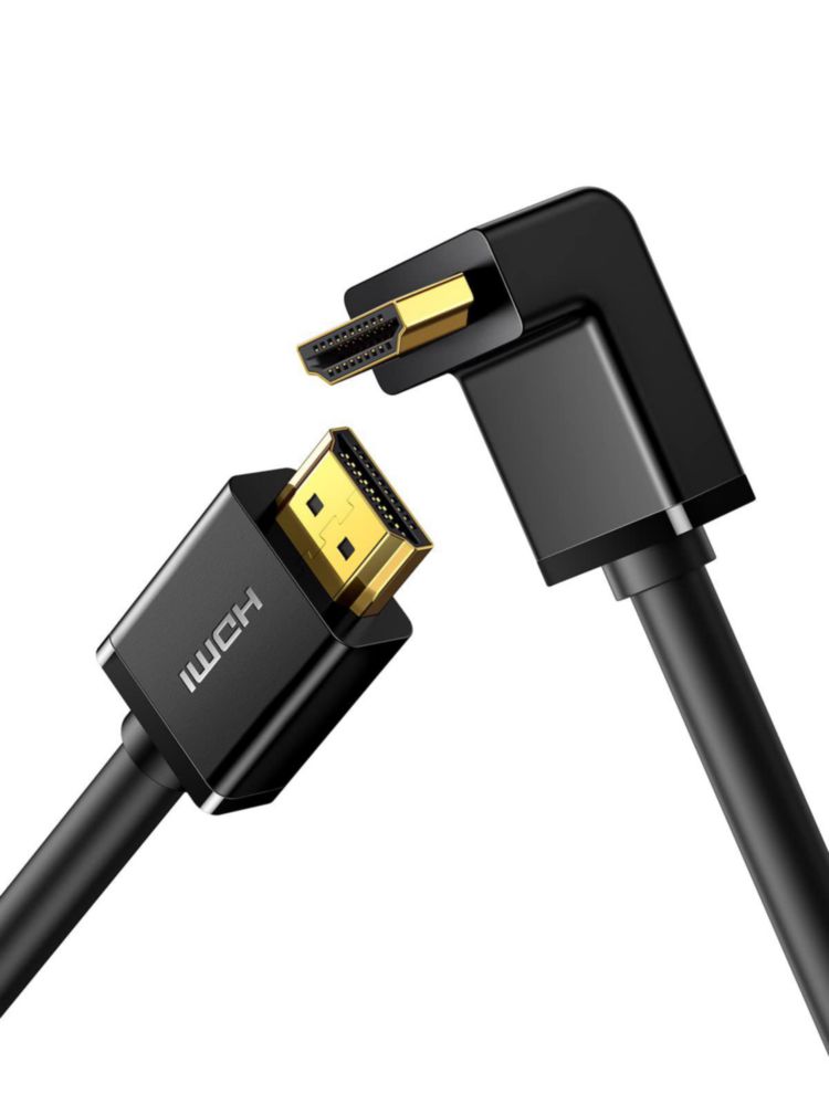 Cable HDMI UGREEN 4K con ángulo recto de 90 grados 2 m