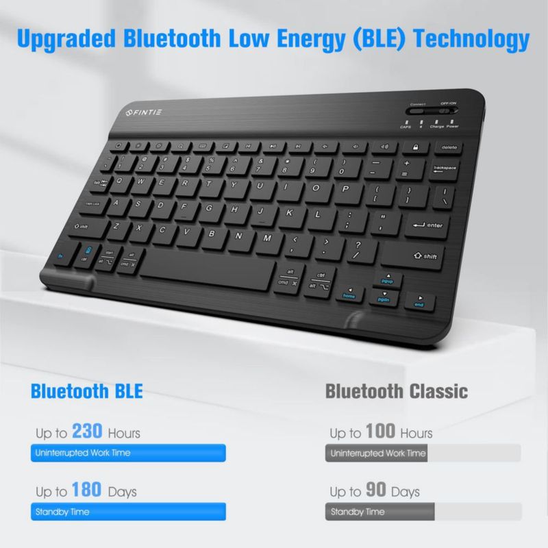Teclado inalámbrico Bluetooth Fintie para iPad Samsung