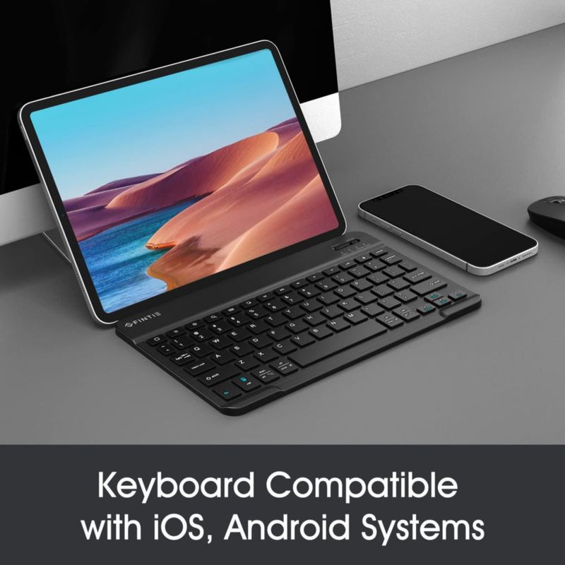 Teclado inalámbrico Bluetooth Fintie para iPad Samsung