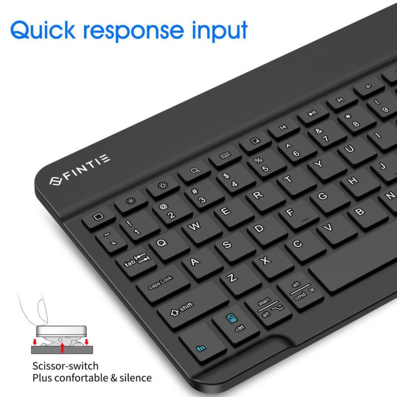 Teclado inalámbrico Bluetooth Fintie para iPad Samsung