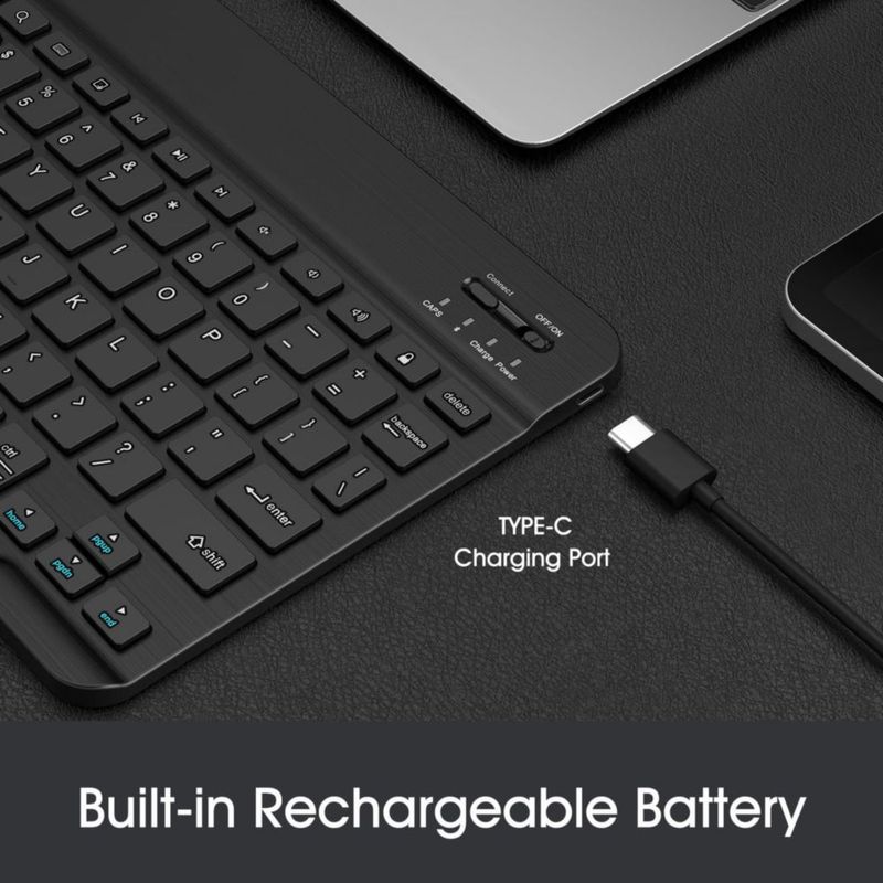 Teclado inalámbrico Bluetooth Fintie para iPad Samsung