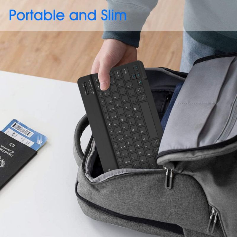 Teclado inalámbrico Bluetooth Fintie para iPad Samsung