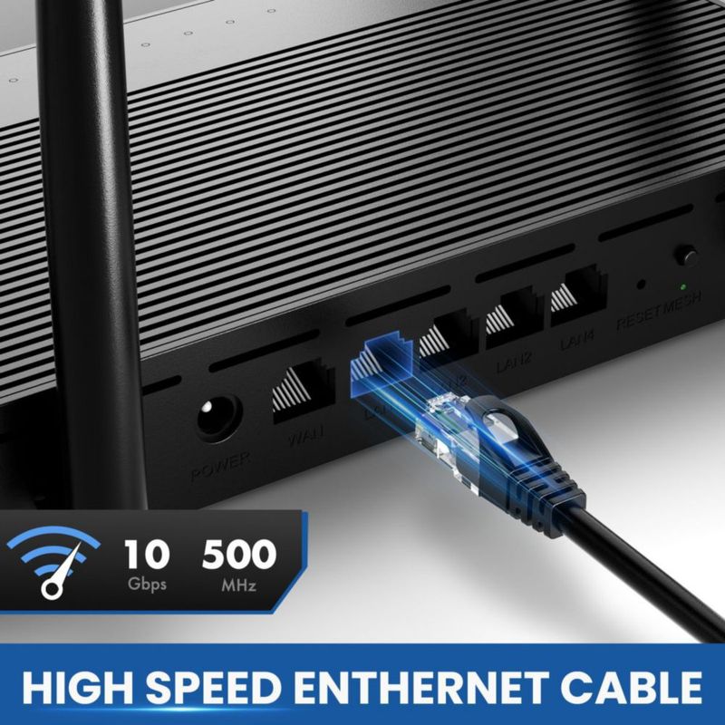 Cable Ethernet Ultra Clarity Cables Cat 6 de 30 m para exteriores/interiores