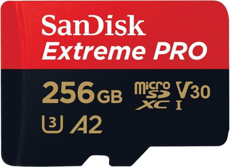 Tarjeta de memoria SanDisk Extreme Pro Micro SDXC UHS-I U3 A2 V30 256GB