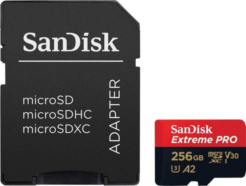 Tarjeta de memoria SanDisk Extreme Pro Micro SDXC UHS-I U3 A2 V30 256GB