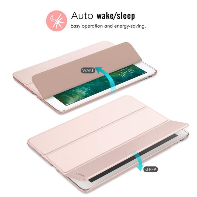 Funda MoKo para iPad de 97 pulgadas (2018/2017 6ª y 5ª generación) rosa