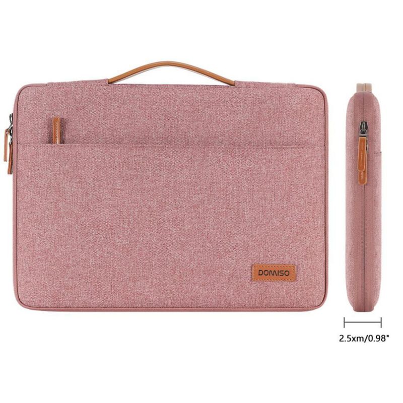 Funda para portátil DOISO 17.3 pulgadas resistente al agua rosa