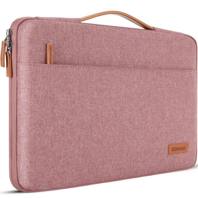 Funda para portátil DOISO 17.3 pulgadas resistente al agua rosa