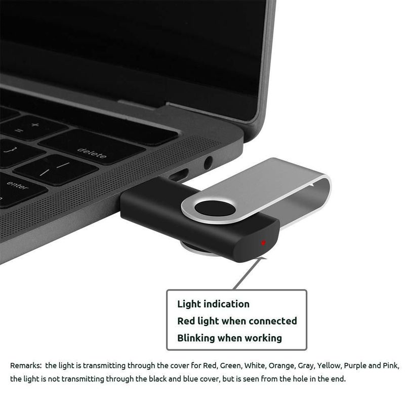 Unidades flash USB Enfain de 8 GB USB 2.0 paquete de 10 multicolor