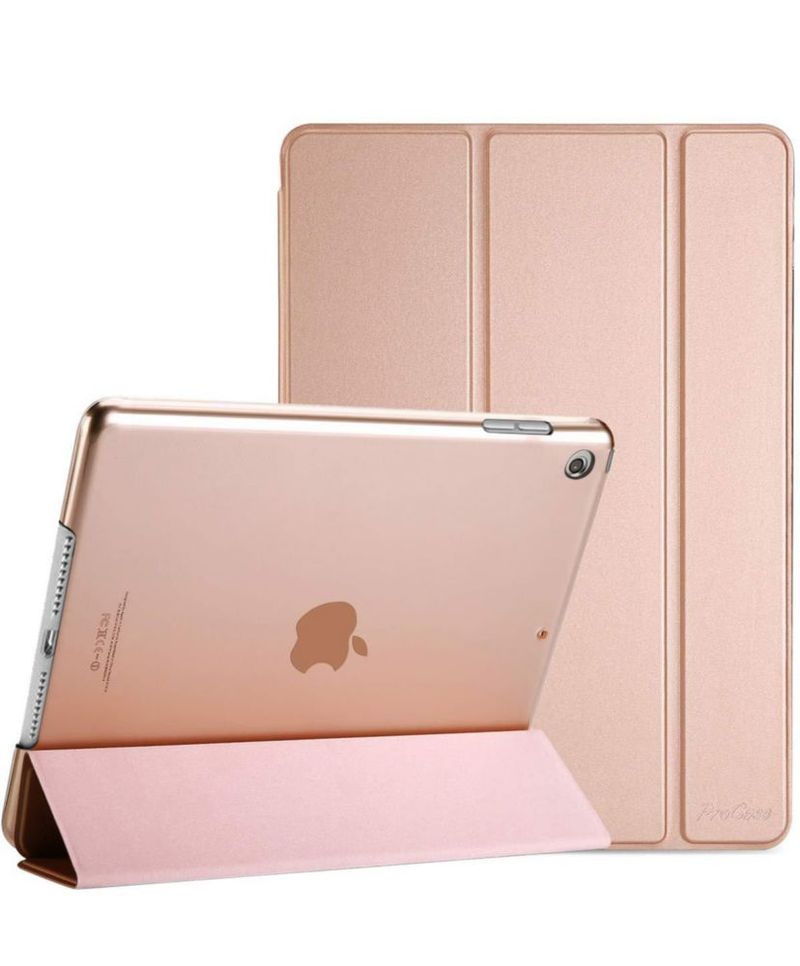 Funda ProCase para iPad de 9ª 8ª y 7ª generación de 102 pulgadas color oro rosa