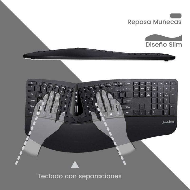 Set de teclado y ratón Perixx PERIDUO-605 ES Wireless