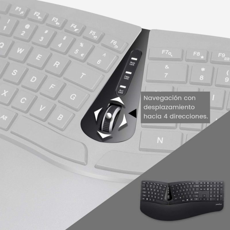 Set de teclado y ratón Perixx PERIDUO-605 ES Wireless