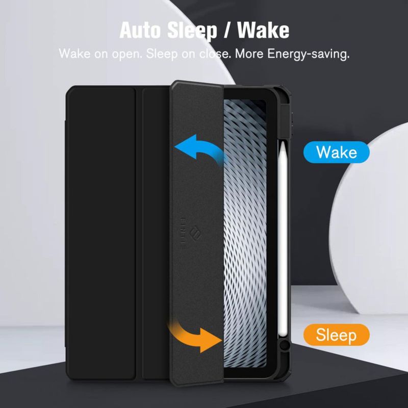 Funda FINTIE Hybrid Slim para iPad Air de 11 pulgadas con soporte para lápices