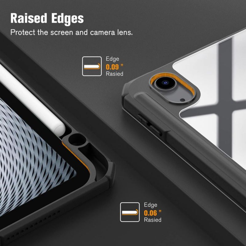 Funda FINTIE Hybrid Slim para iPad Air de 11 pulgadas con soporte para lápices