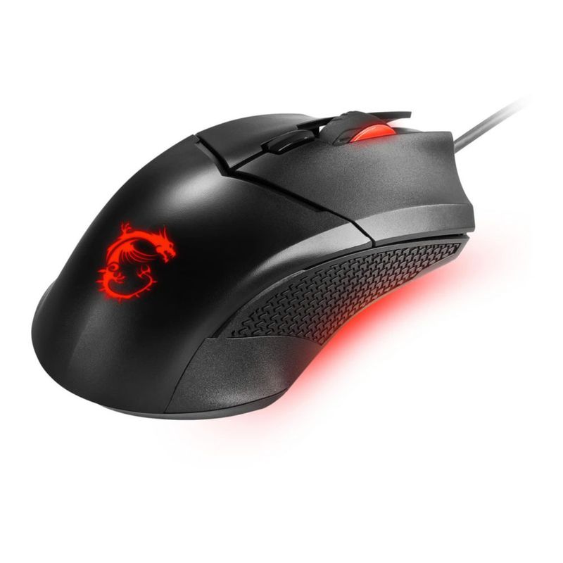Ratón para juegos MSI Clutch GM08 sensor óptico de 4200 DPI negro