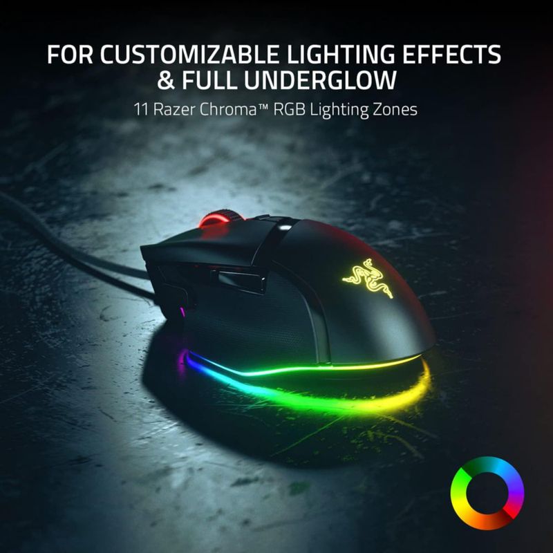 Ratón para juegos Razer Basilisk V3 personalizable 26K DPI - Negro