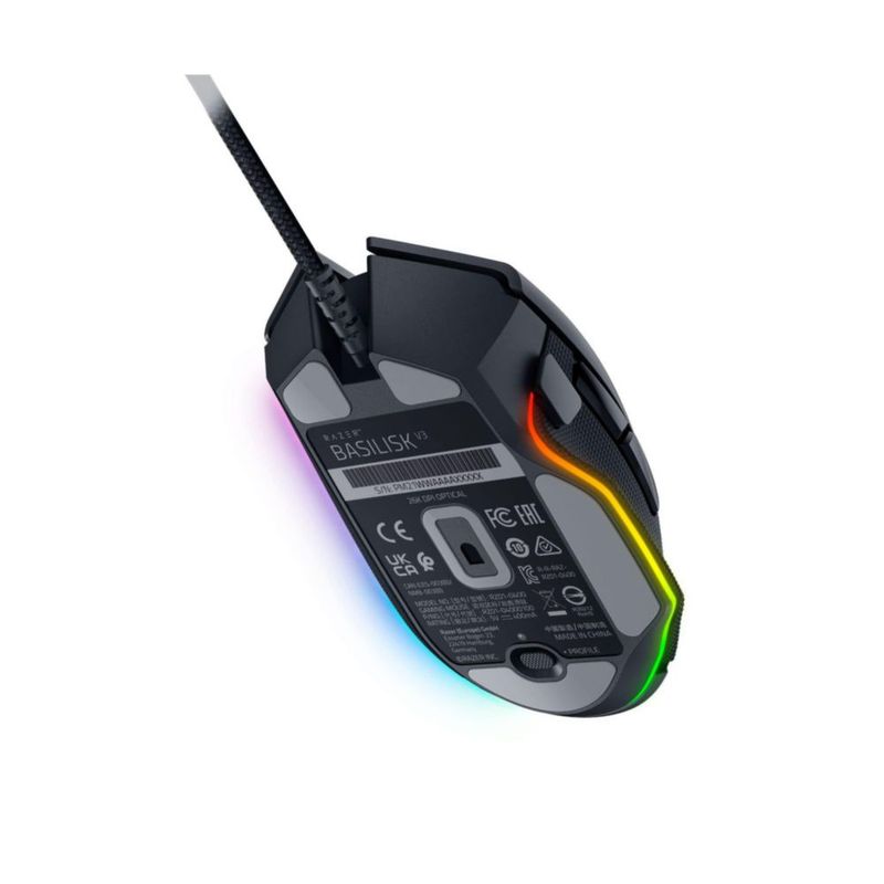 Ratón para juegos Razer Basilisk V3 personalizable 26K DPI - Negro