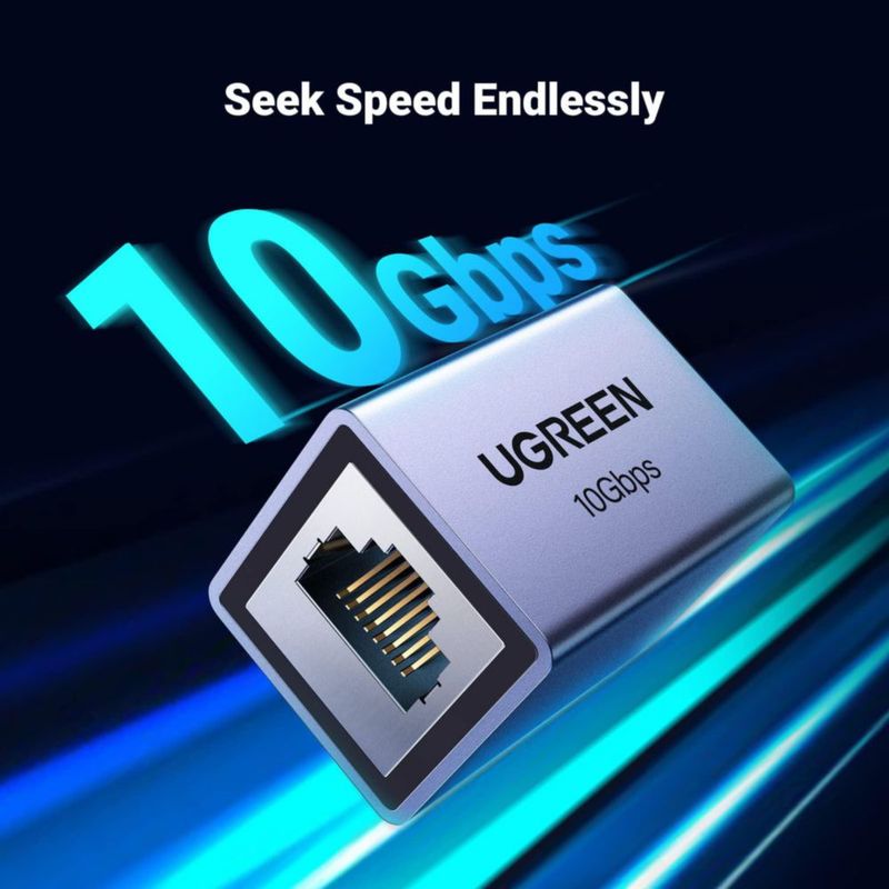 Extensor Ethernet UGREEN de 10 Gbps para cable Cat8 Cat7 Cat6 Cat5