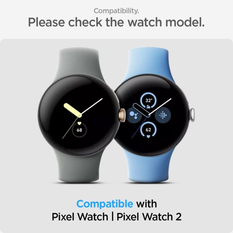 Watch Band Spigen Lite Fit Nylon Solo Loop para Google Pixel Watch 2/1 color negro