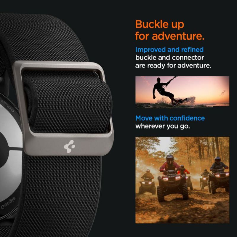 Watch Band Spigen Lite Fit Nylon Solo Loop para Google Pixel Watch 2/1 color negro