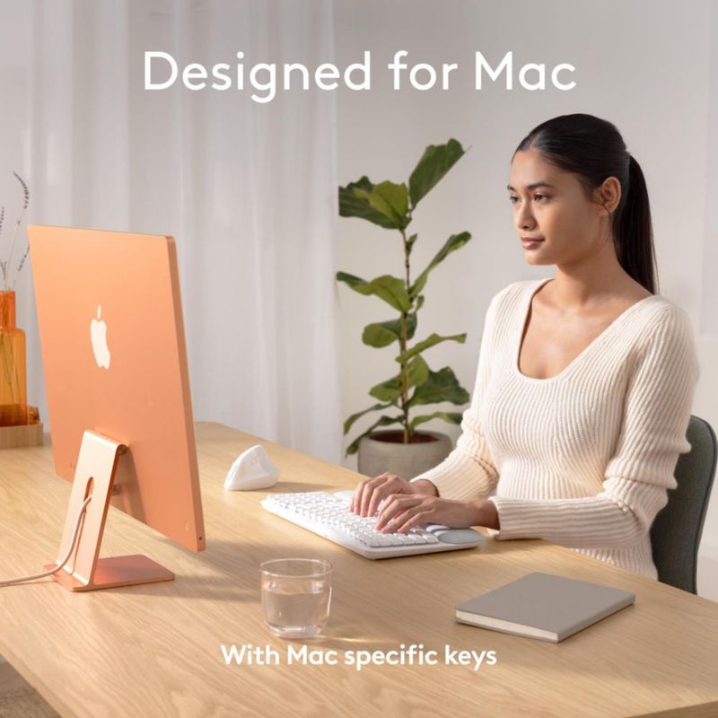 Teclado ergonómico inalámbrico Logitech Wave Keys para Mac