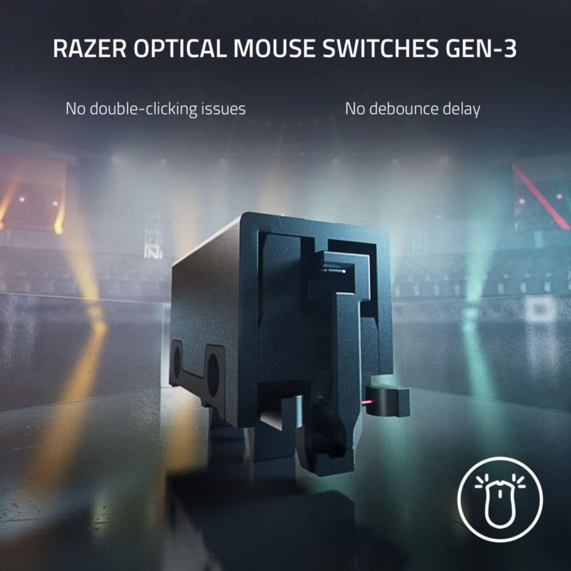 Ratón para juegos Razer DeathAdder V3 Pro 63g ultraligero