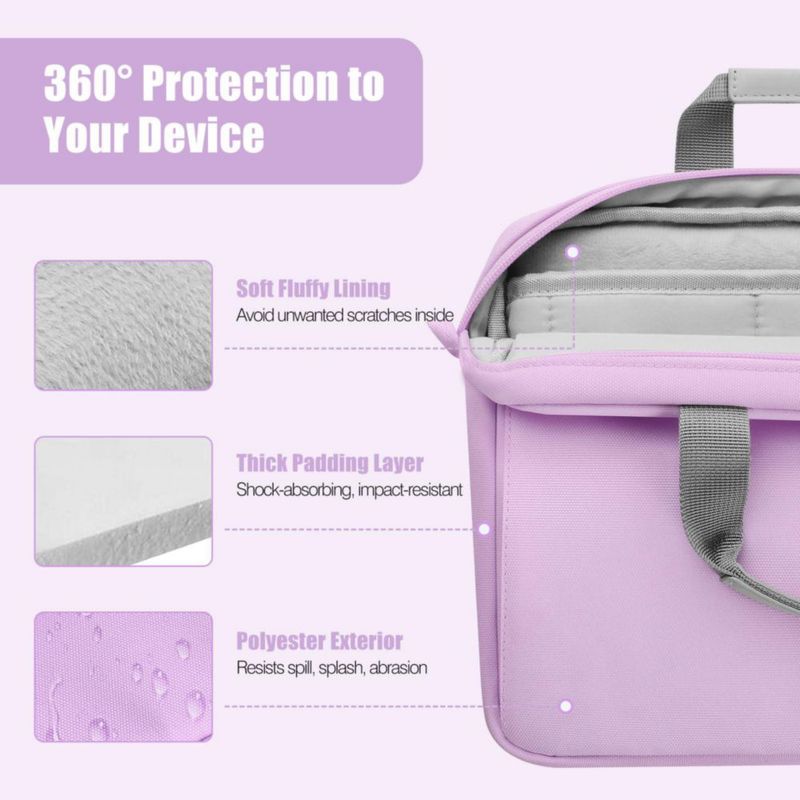 Funda para tablet MoKo de 9 a 11 pulgadas para iPad Air M3 color morado