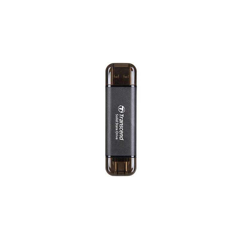 SSD externo Transcend USB 3.2 Gen 2 de 256 GB para iPhone iPad y Mac