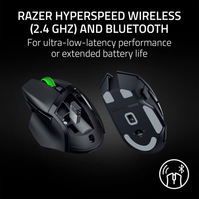 Ratón inalámbrico para juegos Razer Basilisk V3 X HyperSpeed Black