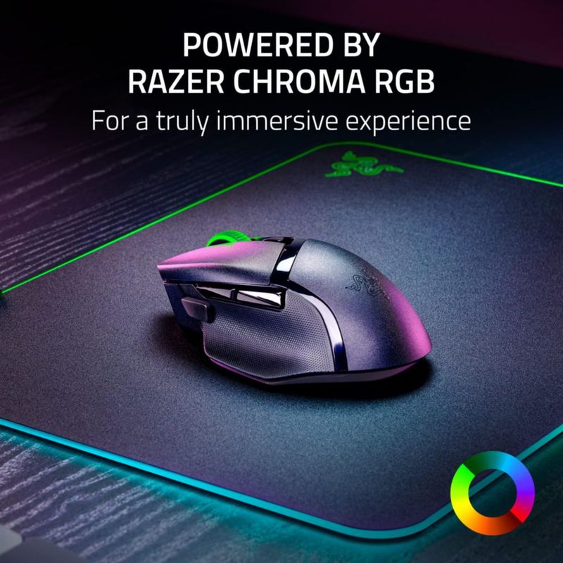 Ratón inalámbrico para juegos Razer Basilisk V3 X HyperSpeed Black