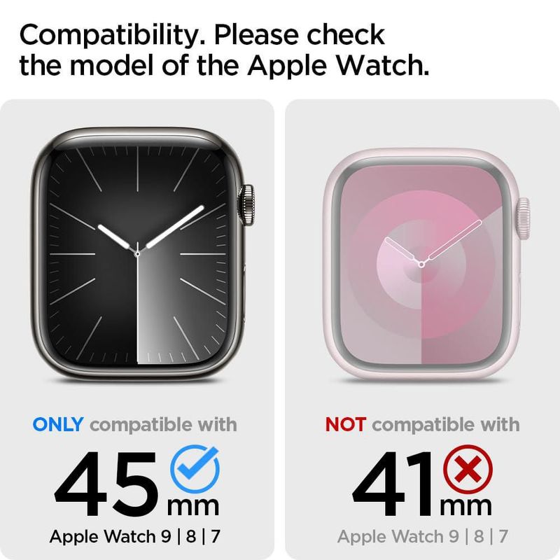 Funda para Apple Watch Series 9/8/7 Spigen Lite Fit Pro de 45 mm