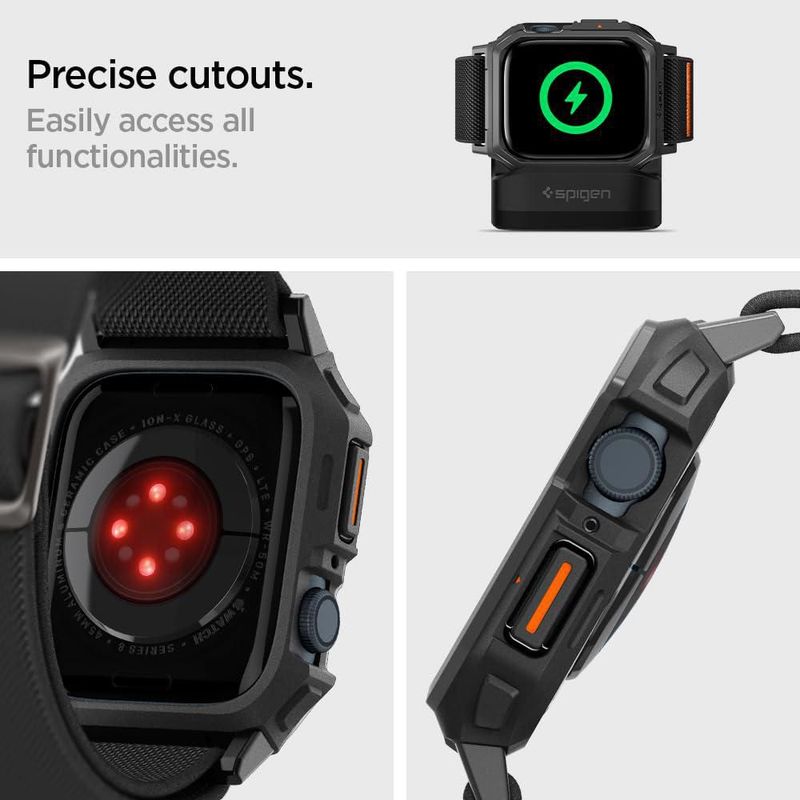 Funda para Apple Watch Series 9/8/7 Spigen Lite Fit Pro de 45 mm