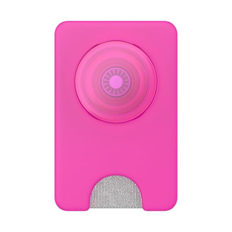 Cartera para teléfono PopSockets magenta con agarre expandible y adaptador