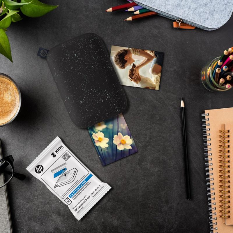 Papel fotográfico HP Sprocket 2x3 Premium Zink Back (50 hojas)