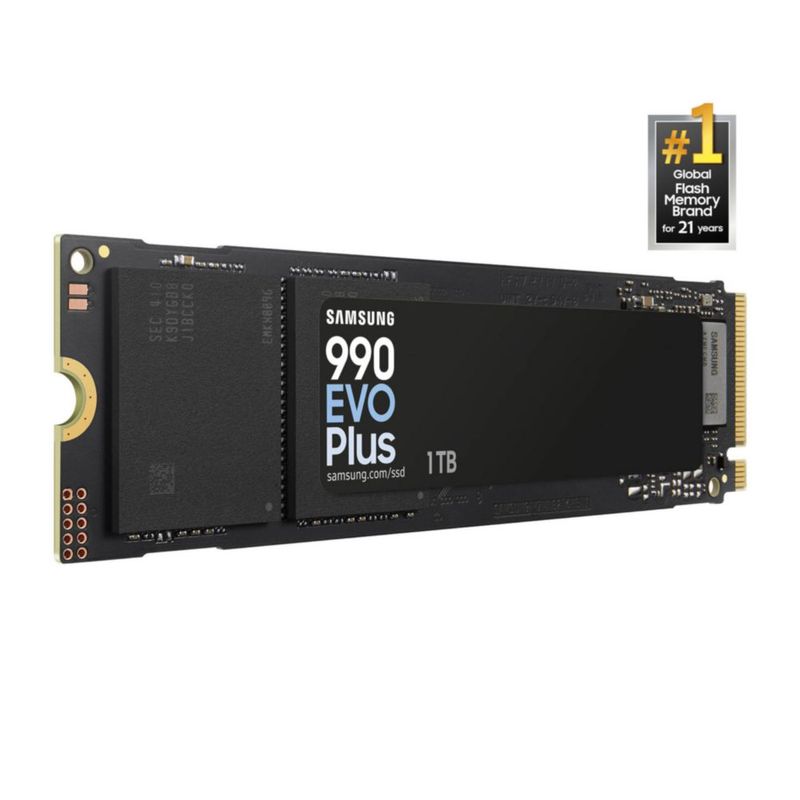 SSD SAMSUNG 990 EVO Plus PCIe Gen 4x4 de 1 TB | Gen 5x2 M.2 2280