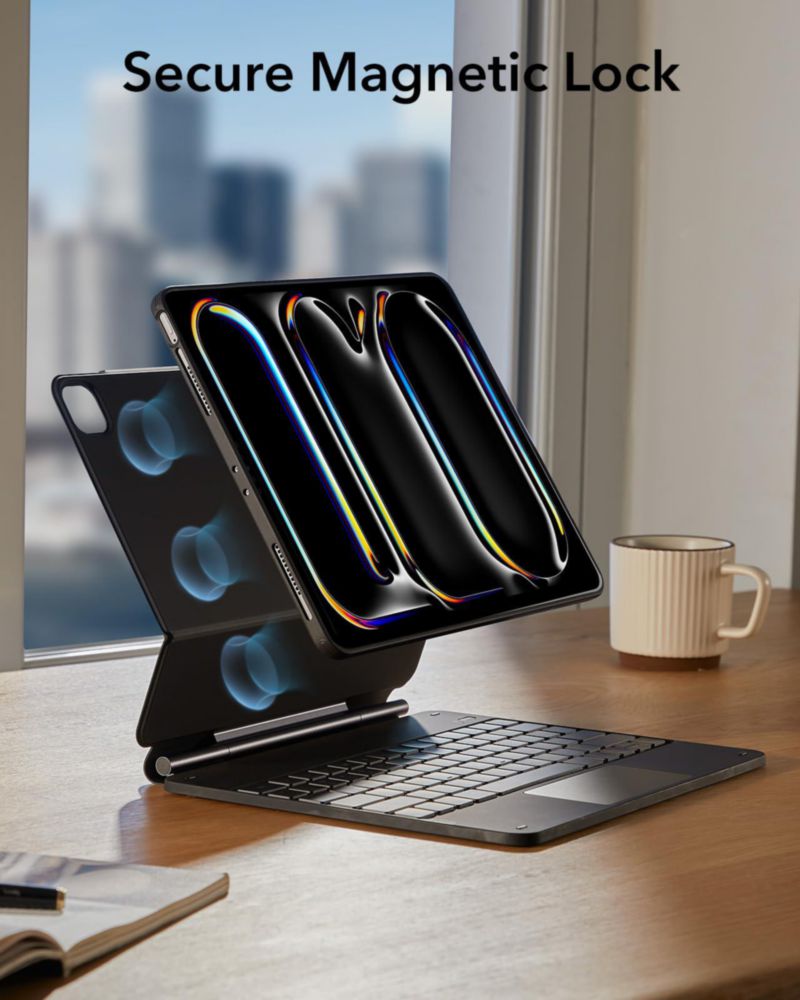 Funda para iPad Pro 13 con teclado ESR Rebound 360 Series color negro