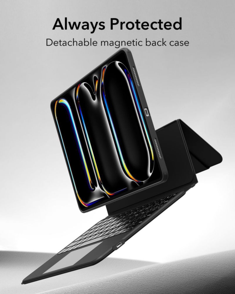 Funda con teclado ESR Ascend para iPad Pro 11 2024 con panel táctil