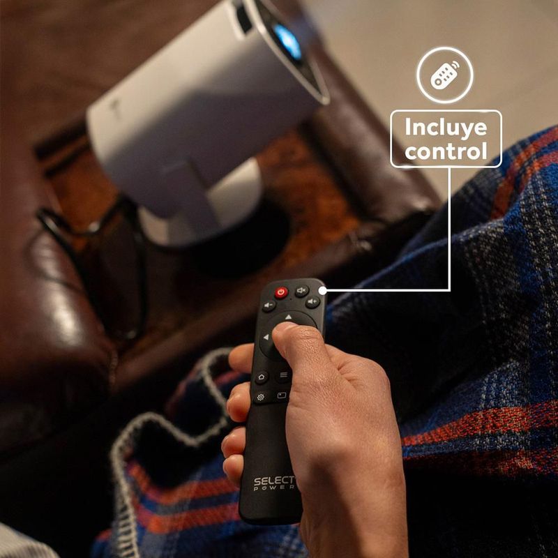 Proyector Portátil Select Power PROJ-SP Android Wifi Bluetooth Resolución HD