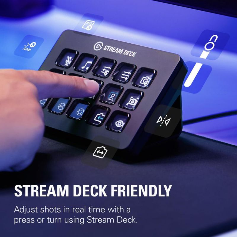 Cámara web Elgato Facecam MK.2 Full HD 1080p para streaming en PC/Mac