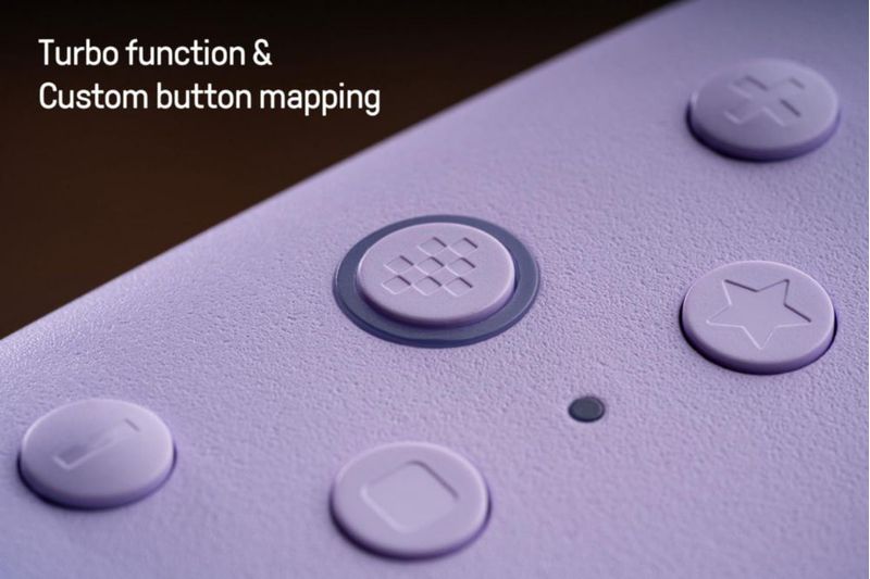 Controlador con cable 8Bitdo Ultimate 2C Hall Effect Purple
